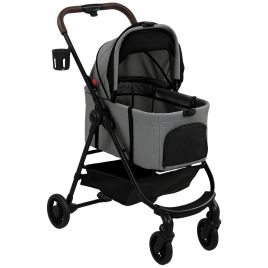 Keniva Grey Metal Pet Stroller - 53cm