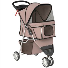 Easbury Coffee Fabric Dog Stroller - 44cm