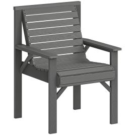 Cammont Fir Wood Armchair - Grey