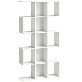 Winshaw White MDF 5 Tier Bookcase - 80cm