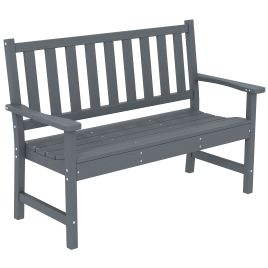 Greon Grey HDPE Bench - 130cm