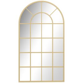 Oakwick Gold Tone Metal Wall Mirror - 65cm