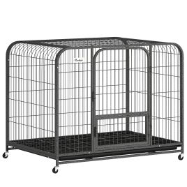 Brolyne Black Steel Pet Cage - 72cm