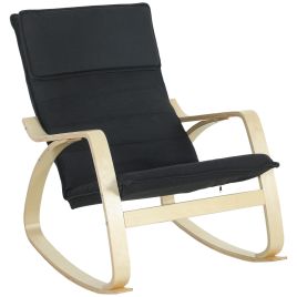 Valwold Black Metal Rocking Chair - 67cm