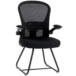 Lyriva Black Steel Office Chair - 61cm