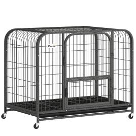 Brolyne Black Steel Pet Cage - 58cm