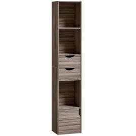 Rosloft Grey MDF Bookcase - 30cm