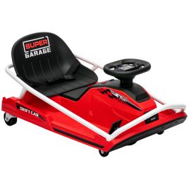 BAYLEIGH 24V Kids Electric Go Kart with Drift Mode, 300W Motor, Soft Start and Dual Speed - Red
