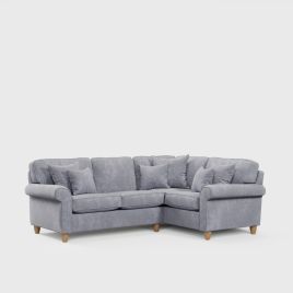 Corner Sofa - COASTAL Fabric 3 Seater Left Hand Facing - Anthracite