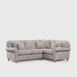 Corner Sofa - COASTAL Fabric 3 Seater Left Hand Facing - Beige