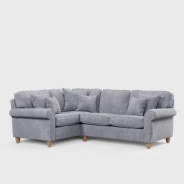 Corner Sofa - COASTAL Fabric 3 Seater Right Hand Facing - Anthracite