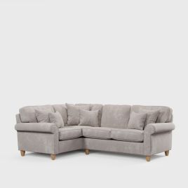 Corner Sofa - COASTAL Fabric 3 Seater Right Hand Facing - Beige
