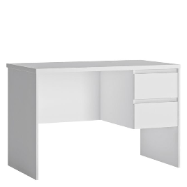 FABIA Office Desk with 2 Drawers - White