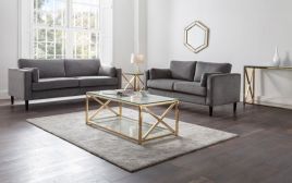 Hayward 3 Seater Sofa - Grey Chenille