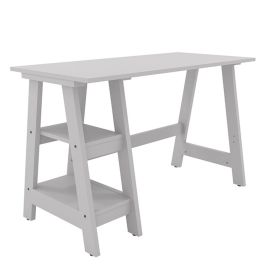 Tiva Executive Computer Table - Grey