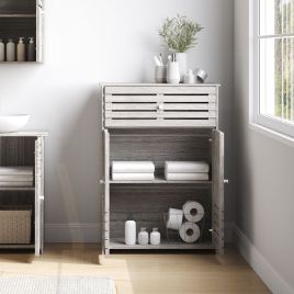 Minimalist Wooden Freestanding Bathroom Cabinet