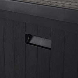 Garden Cushion Storage Box Waterproof Black