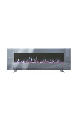60-inch Wall-Mounted Electric Fireplace
