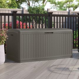 STOWELLN Garden Storage Box 469L - Stone Grey