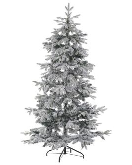 Snowy Peaks Christmas Tree 210 cm - White