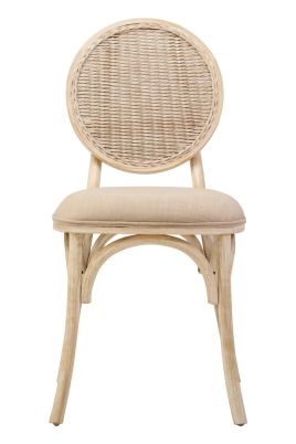 MORWYNNE Wooden Dining Chair - Light Oak