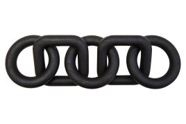 ISMERYN Decorative Five Link Wooden Chain - Black