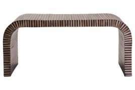 ELVIORA Curved Coffee Table - Natural