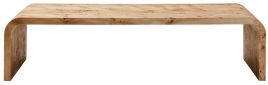 CARDENNE Curved Rectangular Coffee Table - Light Oak