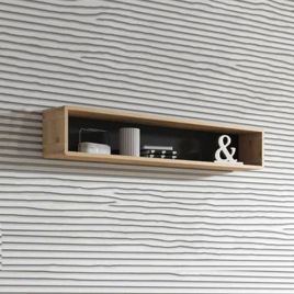 Cynosure Crest Wall Shelf in Oak - 150cm