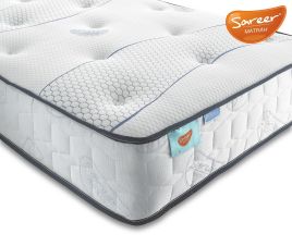 Sareer Cool Blue Memory Coil Mattress - Small Double 4ft