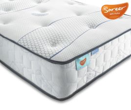 Sareer Cool Blue Pocket Memory Foam Mattress - Small Double 4ft