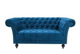Birlea Chester 2-Seat Sofa - Blue