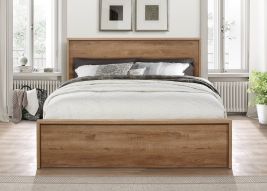 Birlea Stockwell Rustic Oak 2-Drawer Bed - Kingsize 5ft