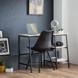 Tribeca Modern Design Computer Desk - Oak