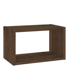 Roomers Wall Shelf Unit in Walnut - Walnut