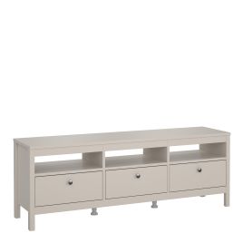 MEMPHIS TV Unit 3 Drawers in Beige