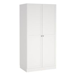 MANFRED 2 Doors Wardrobe White - 99cm