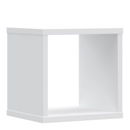 Phillips Square Shape Singular Storage Unit - White High Gloss