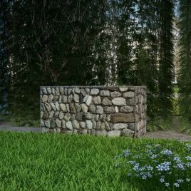 Gabion Basket Galvanised Steel 100x50x50 cm