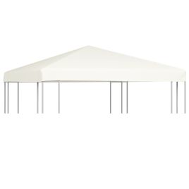 Gazebo Top Cover 310 g/m2 3x3 m Cream White