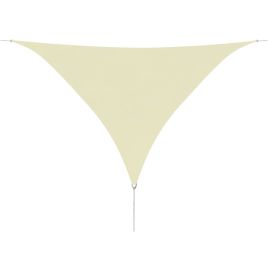 Sunshade Sail Oxford Fabric Triangular 3.6x3.6x3.6 m Cream