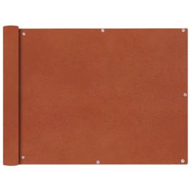 Balcony Screen Oxford Fabric 90x600 cm Terracotta