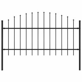 Garden Fence with Spear Top Steel