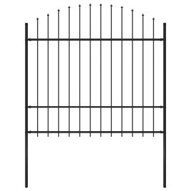 Garden Fence with Spear Top Steel