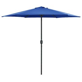 Outdoor Parasol with Aluminium Pole 270x246 cm Azure Blue