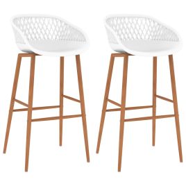 Bar Chairs 2 pcs White