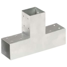Post Connector T Shape Galvanised Metal 71x71mm