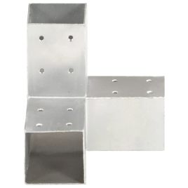 Post Connector Y Shape Galvanised Metal 71x71 mm