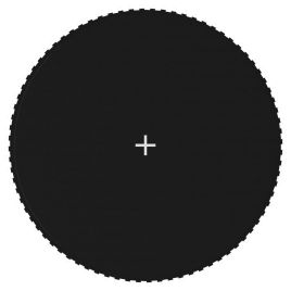 Jumping Mat Fabric Black for 14 Feet/4.27 m Round Trampoline