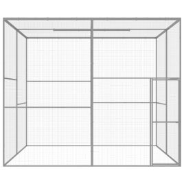 Cat Cage 3x3x2.5 m Galvanised Steel